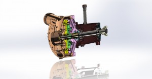 CHINETTI Water pump 2T-5012 - Cross Section